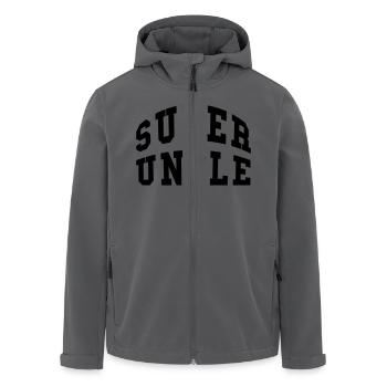 Uncle - Recycelte Männer Softshell-Jacke von Stanley/Stella - Schwarz - Vorne - AI Model Male 185 light (185cm)