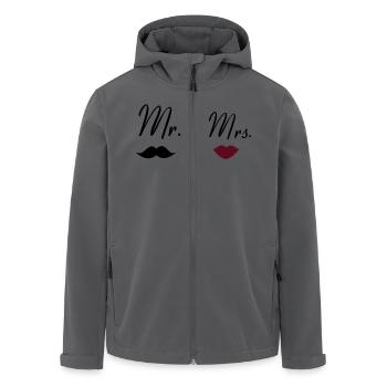 mr_mrs_2 - Veste softshell homme en polyester recyclé Stanley/Stella - noir - Devant - AI Model Male 185 light (185cm)