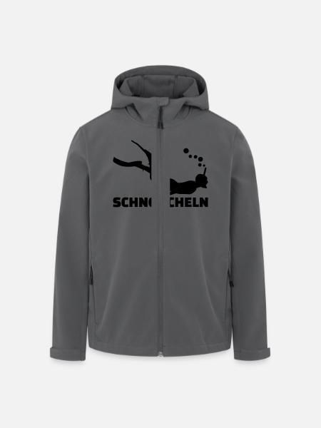 Schnorcheln - Recycelte Männer Softshell-Jacke von Stanley/Stella - Schwarz