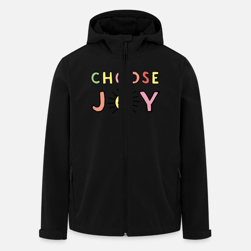 Choose Joy - Recycelte Männer Softshell-Jacke von Stanley/Stella - Schwarz