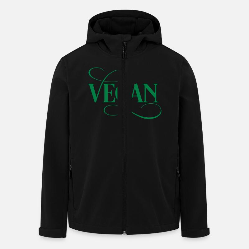 Vegan - Recycelte Männer Softshell-Jacke von Stanley/Stella - Schwarz