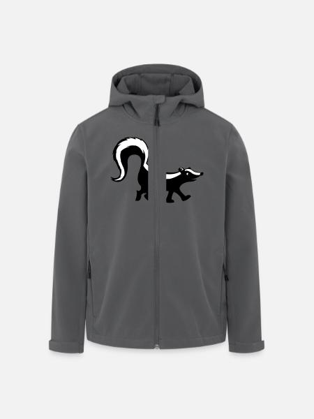 Skunk - Men’s Recycled Softshell Jacket by Stanley/Stella - black
