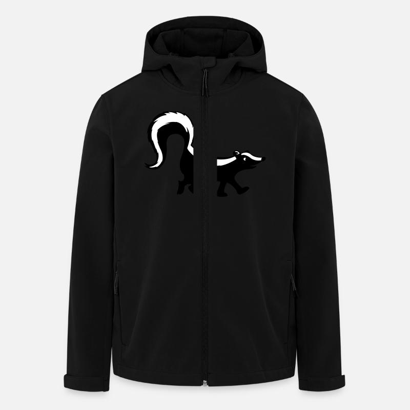 Skunk - Men’s Recycled Softshell Jacket by Stanley/Stella - black