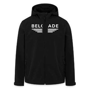 T-Shirt Belgrade – Pour les fans de la capitale - Veste softshell homme en polyester recyclé Stanley/Stella - noir - Devant - AI Model Male 185 light (185cm)