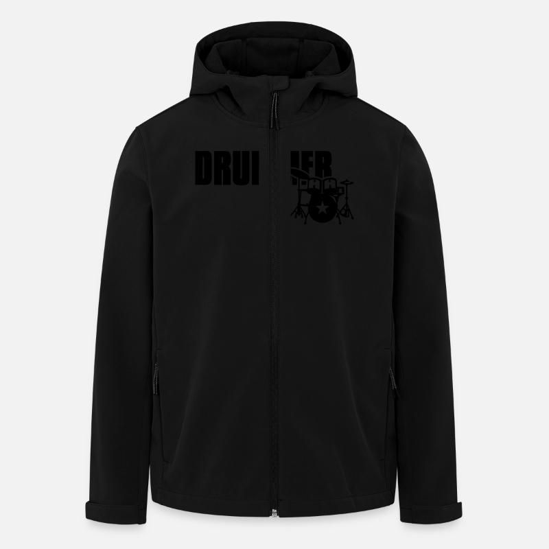 drummer - Recycelte Männer Softshell-Jacke von Stanley/Stella - Schwarz