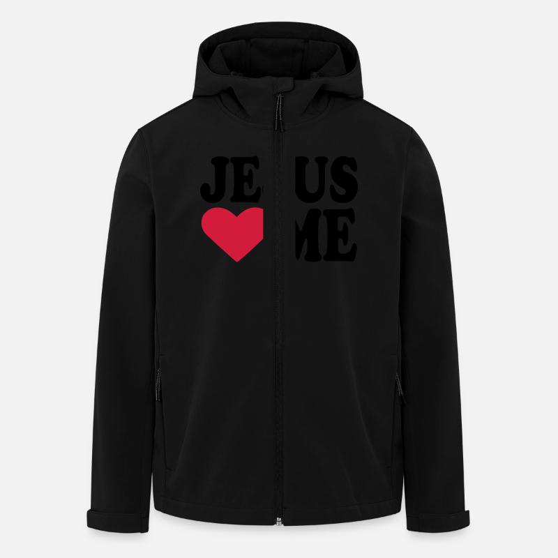 Jesus - Veste softshell homme en polyester recyclé Stanley/Stella - noir