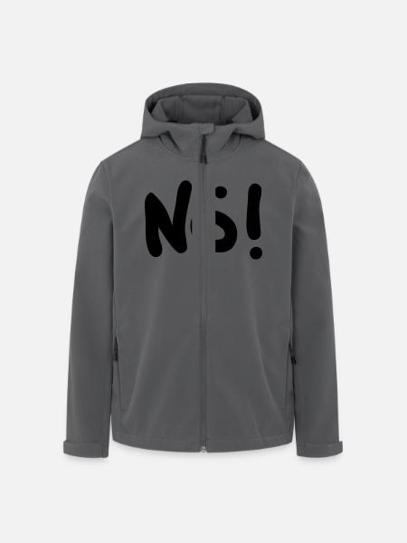 Nö! - Recycelte Männer Softshell-Jacke von Stanley/Stella - Schwarz