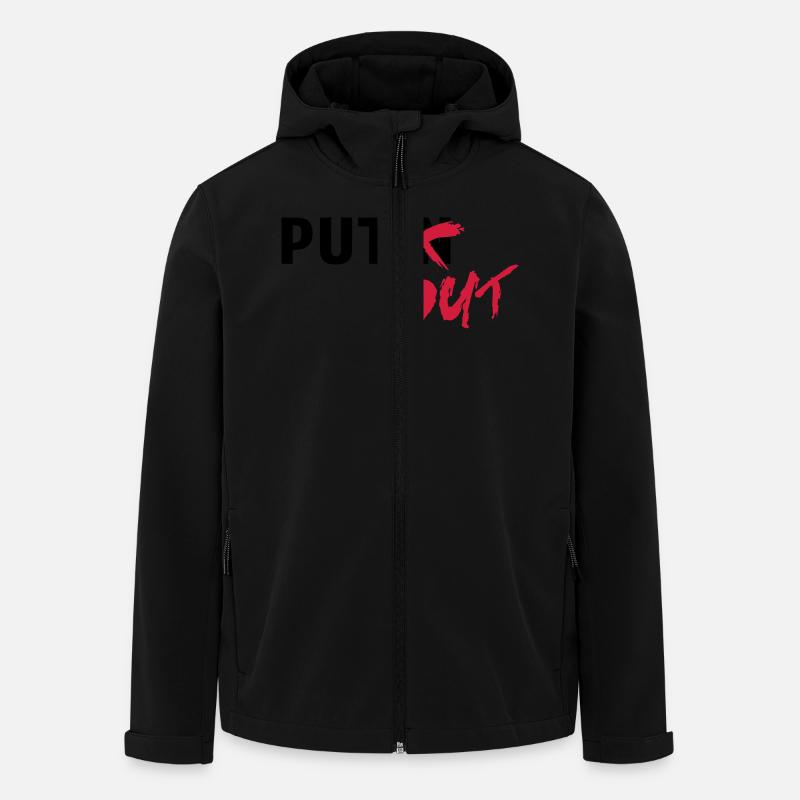 putout - Men’s Recycled Softshell Jacket by Stanley/Stella - black