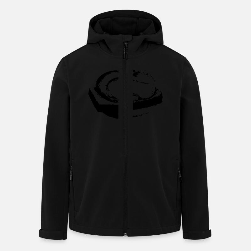 Leberkassemmel - Recycelte Männer Softshell-Jacke von Stanley/Stella - Schwarz