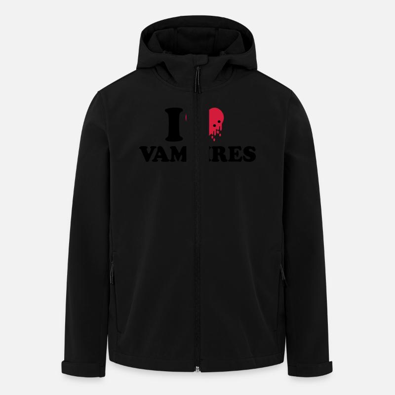 Vampire - Recycelte Männer Softshell-Jacke von Stanley/Stella - Schwarz
