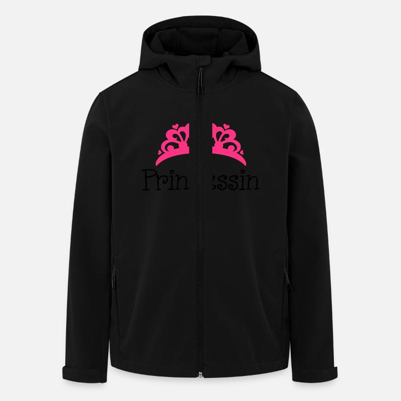 Prinzessin - Recycelte Männer Softshell-Jacke von Stanley/Stella - Schwarz
