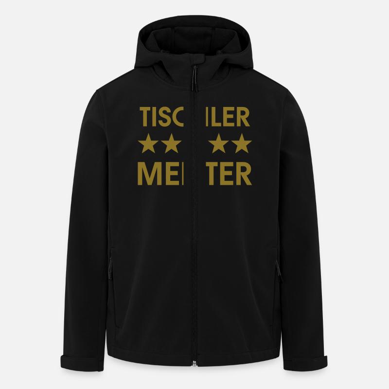 tischler meister - Recycelte Männer Softshell-Jacke von Stanley/Stella - Schwarz