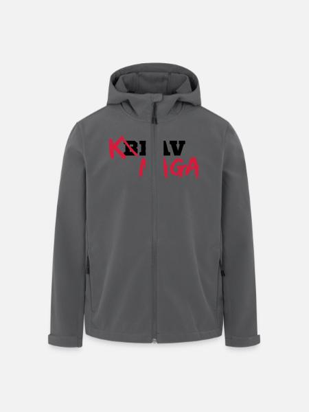 Krav Maga - Recycelte Männer Softshell-Jacke von Stanley/Stella - Schwarz