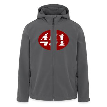 451.png - Recycelte Männer Softshell-Jacke von Stanley/Stella - Schwarz - Vorne - AI Model Male 185 light (185cm)
