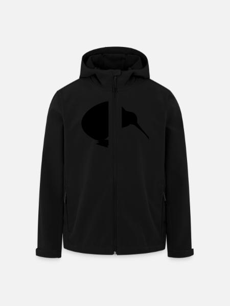 Kiwi - Men’s Recycled Softshell Jacket by Stanley/Stella - black