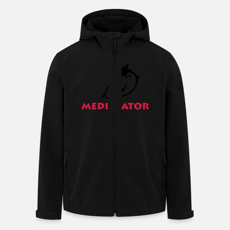 TWEETLERCOOLS - MEDIATOR - Veste softshell homme en polyester recyclé Stanley/Stella - noir