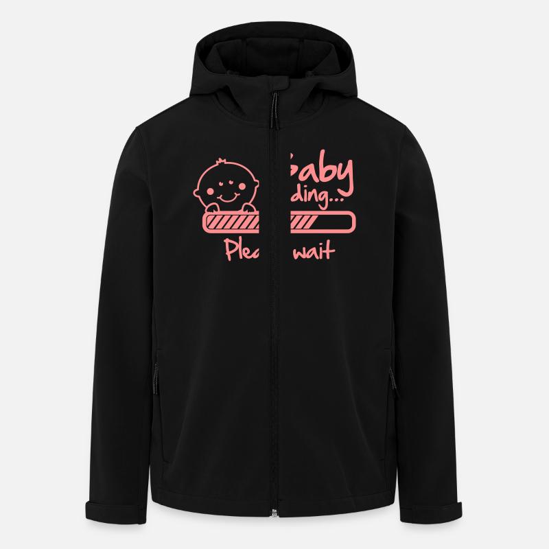 Baby loading - please wait - Recycelte Männer Softshell-Jacke von Stanley/Stella - Schwarz