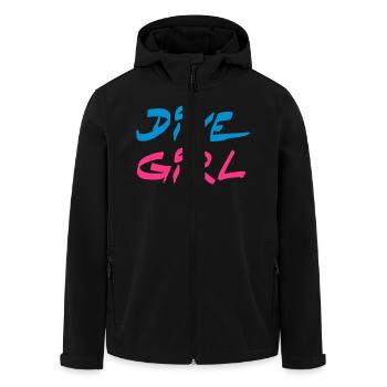 Dive Diving Girl Shirt - Veste softshell homme en polyester recyclé Stanley/Stella - noir - Devant - AI Model Male 185 light (185cm)