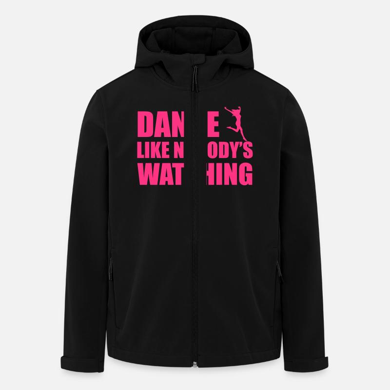 Dance - Recycelte Männer Softshell-Jacke von Stanley/Stella - Schwarz