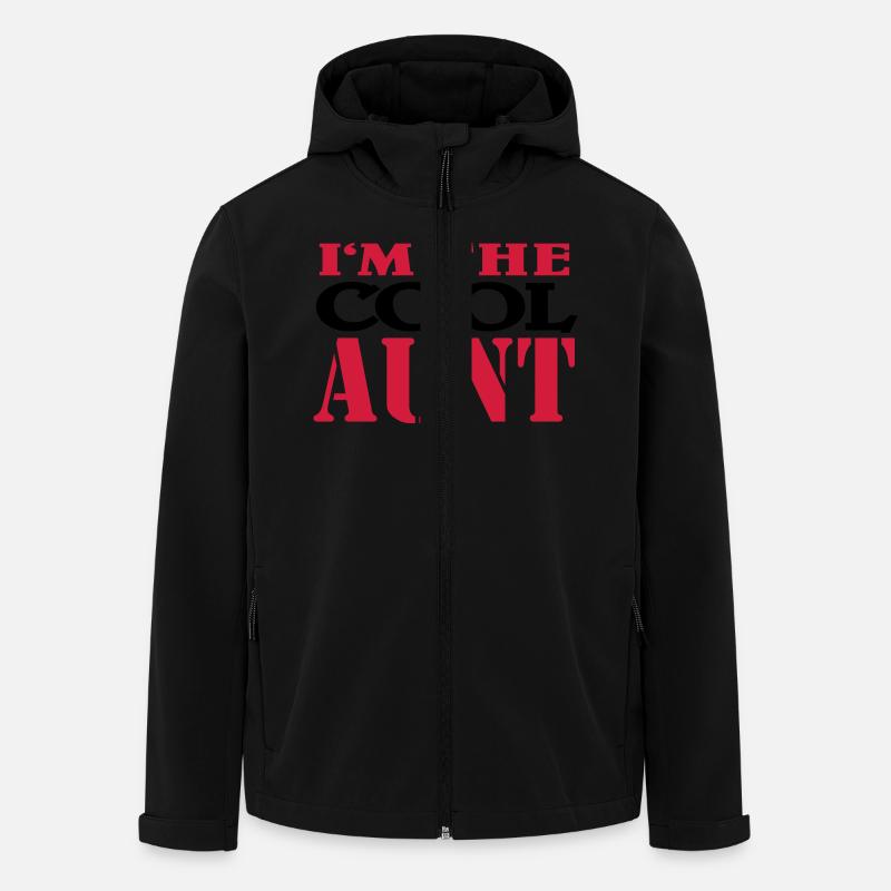 I'm the cool Aunt - Veste softshell homme en polyester recyclé Stanley/Stella - noir