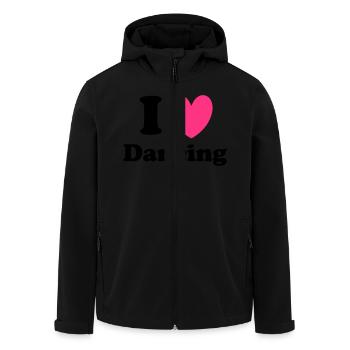 Dancing - Recycelte Männer Softshell-Jacke von Stanley/Stella - Schwarz - Vorne - AI Model Male 185 light (185cm)