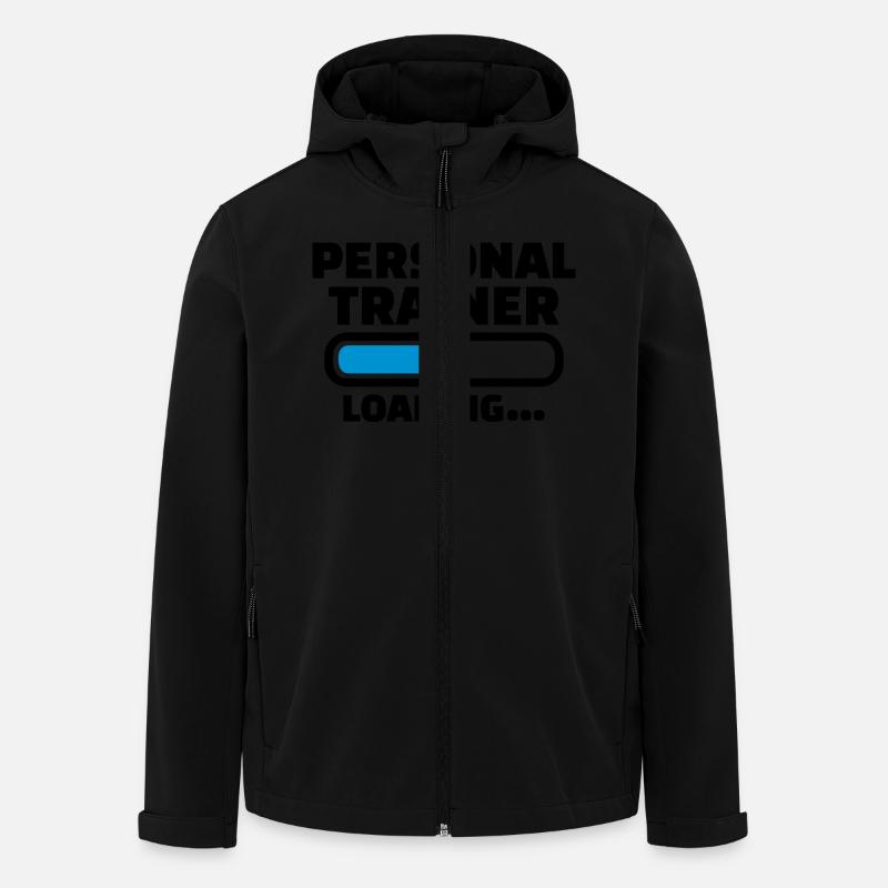 Personal Trainer - Recycelte Männer Softshell-Jacke von Stanley/Stella - Schwarz