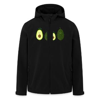 Famille d'avocat - Veste softshell homme en polyester recyclé Stanley/Stella - noir - Devant - AI Model Male 185 light (185cm)