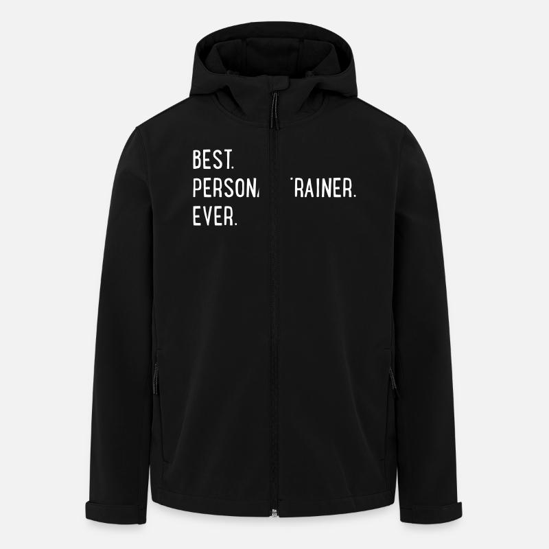 Personal Trainer - Men’s Recycled Softshell Jacket by Stanley/Stella - black