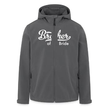 Frère de la mariée - Veste softshell homme en polyester recyclé Stanley/Stella - noir - Devant - AI Model Male 185 light (185cm)