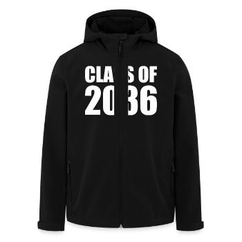 Class of 2036 - Recycelte Männer Softshell-Jacke von Stanley/Stella - Schwarz - Vorne - AI Model Male 185 light (185cm)
