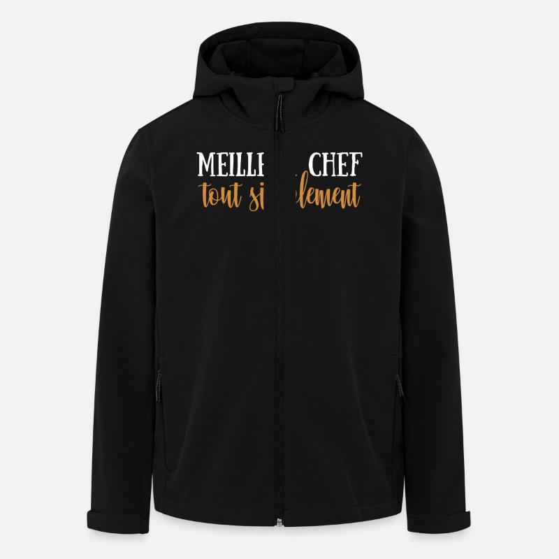 Einfach bester Koch - Recycelte Männer Softshell-Jacke von Stanley/Stella - Schwarz
