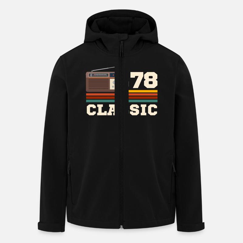 Jubiläum 1978 Retro-Klassiker - Recycelte Männer Softshell-Jacke von Stanley/Stella - Schwarz