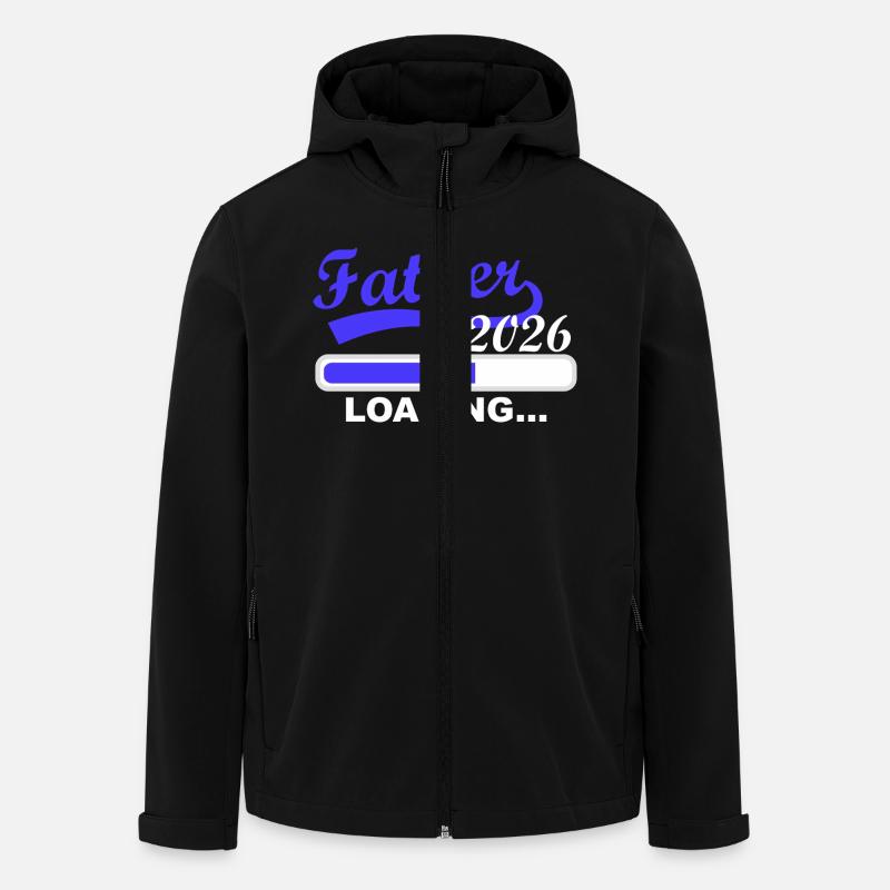 Père 2026 deviendra bientôt réalité - Veste softshell homme en polyester recyclé Stanley/Stella - noir