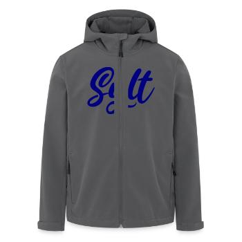 Sylt - Nordsee Insel - Deutschland Küste - Moin - Recycelte Männer Softshell-Jacke von Stanley/Stella - Schwarz - Vorne - AI Model Male 185 light (185cm)