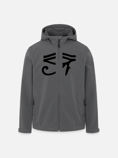 Eye of Horus - Men’s Recycled Softshell Jacket by Stanley/Stella - black