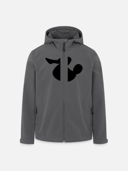 Salto - Recycelte Männer Softshell-Jacke von Stanley/Stella - Schwarz