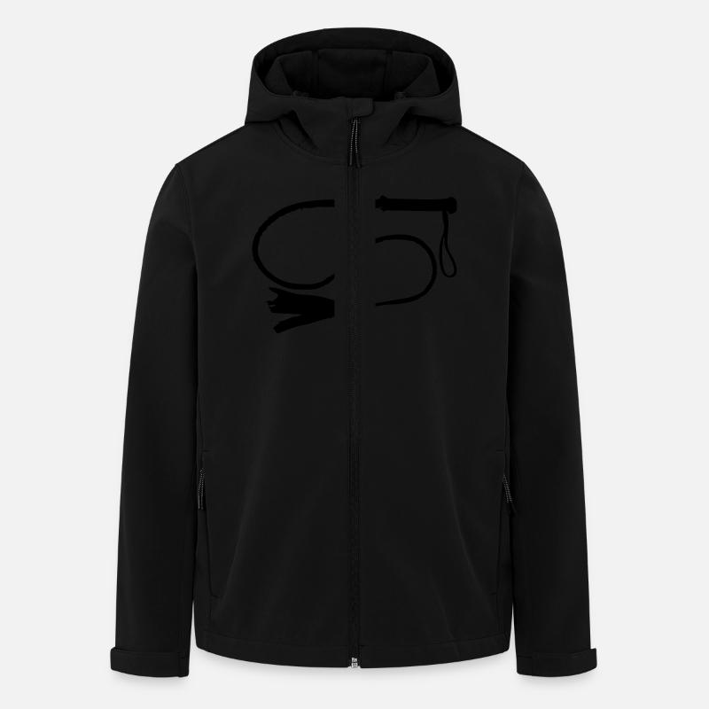 Fouet - Veste softshell homme en polyester recyclé Stanley/Stella - noir