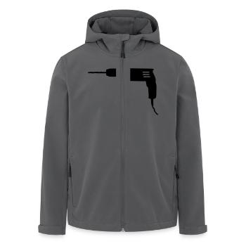 outils - Veste softshell homme en polyester recyclé Stanley/Stella - noir - Devant - AI Model Male 185 light (185cm)