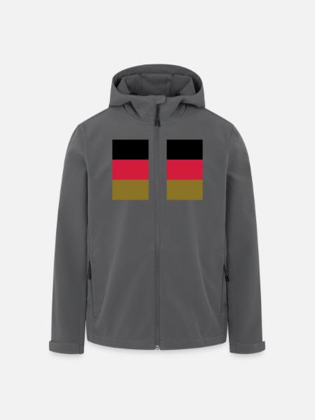 GERMANY - Men’s Recycled Softshell Jacket by Stanley/Stella - black