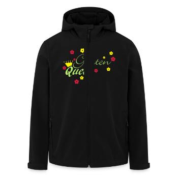 Gartenqueen - Recycelte Männer Softshell-Jacke von Stanley/Stella - Schwarz - Vorne - AI Model Male 185 light (185cm)