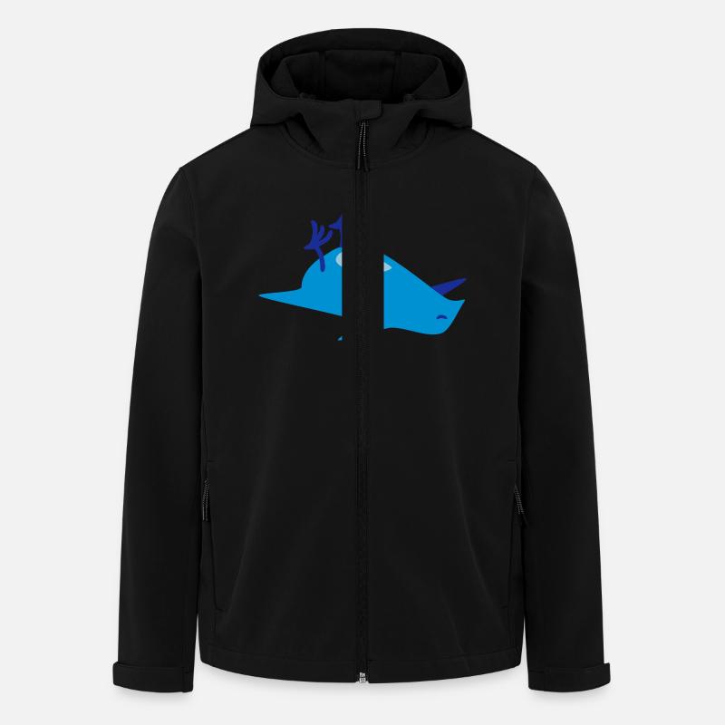Toter Vogel / dead bird (3c) - Recycelte Männer Softshell-Jacke von Stanley/Stella - Schwarz