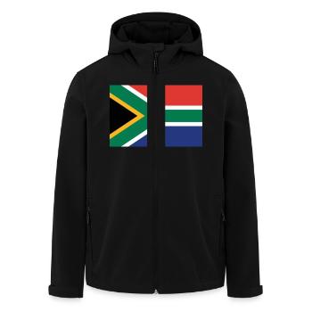 Afrique du Sud - Veste softshell homme en polyester recyclé Stanley/Stella - noir - Devant - AI Model Male 185 light (185cm)