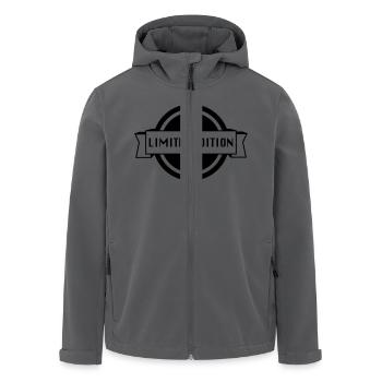 limited edition - Recycelte Männer Softshell-Jacke von Stanley/Stella - Schwarz - Vorne - AI Model Male 185 light (185cm)