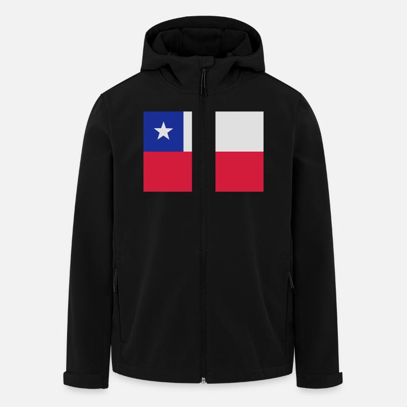 Chile - Recycelte Männer Softshell-Jacke von Stanley/Stella - Schwarz