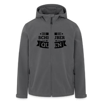 Die Schrauber-Queen - Recycelte Männer Softshell-Jacke von Stanley/Stella - Schwarz - Vorne - AI Model Male 185 light (185cm)