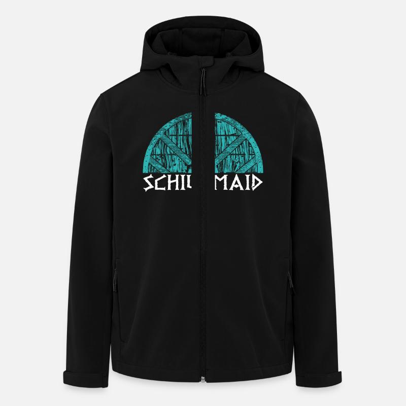 Schildmaid - Recycelte Männer Softshell-Jacke von Stanley/Stella - Schwarz