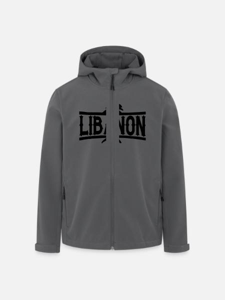 Libanon - Recycelte Männer Softshell-Jacke von Stanley/Stella - Schwarz