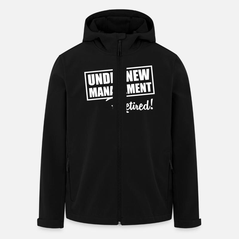 Retirement - Men’s Recycled Softshell Jacket by Stanley/Stella - black