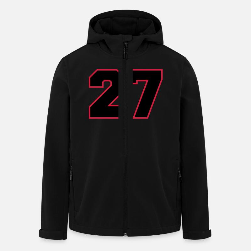 Number27 - Men’s Recycled Softshell Jacket by Stanley/Stella - black