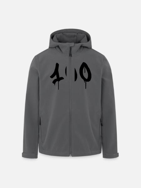 Graffiti : 100 - Men’s Recycled Softshell Jacket by Stanley/Stella - black